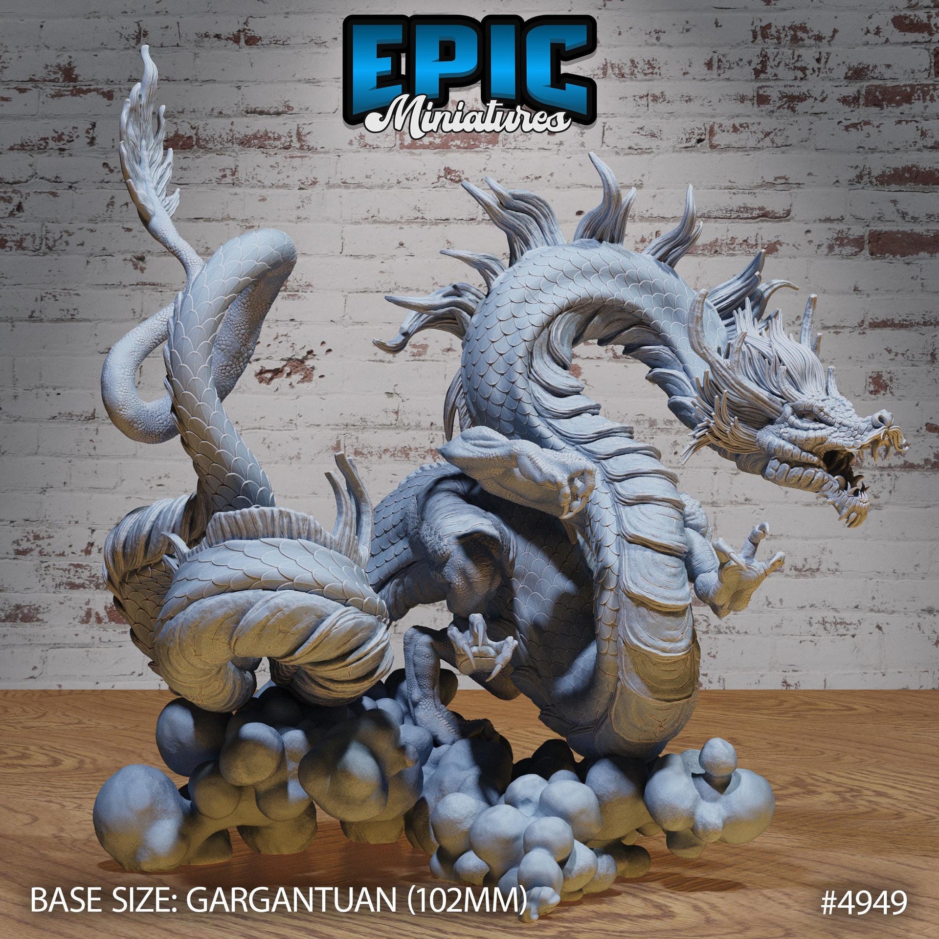 Emperor Lung Dragon - Epic Miniatures | 28mm and 32mm | Wargaming | DnD | Tabletop Roleplaying