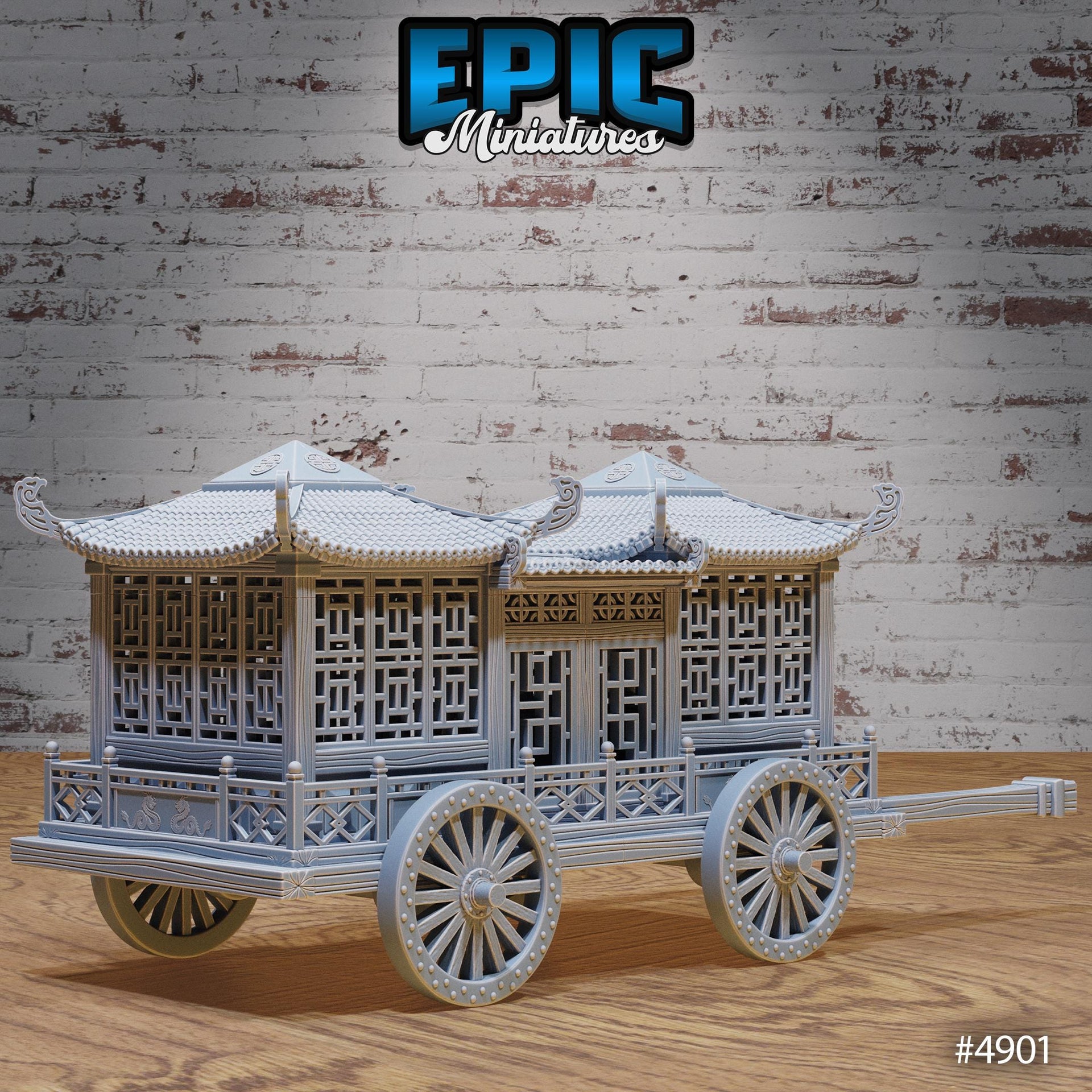 Noble Carriage- Epic Miniatures | 28mm and 32mm | Wargaming | DnD | Tabletop Roleplaying