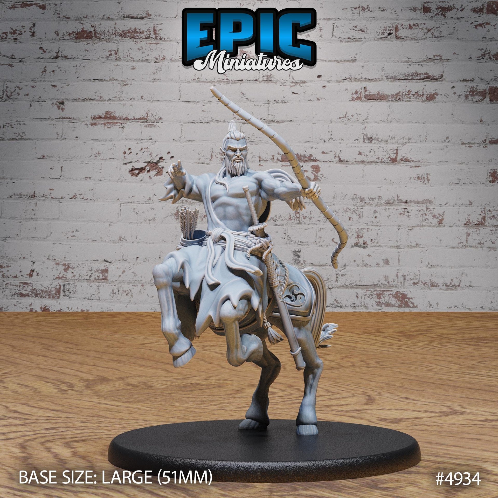 Bushi Centaur - Epic Miniatures | 28mm and 32mm | Wargaming | DnD | Tabletop Roleplaying