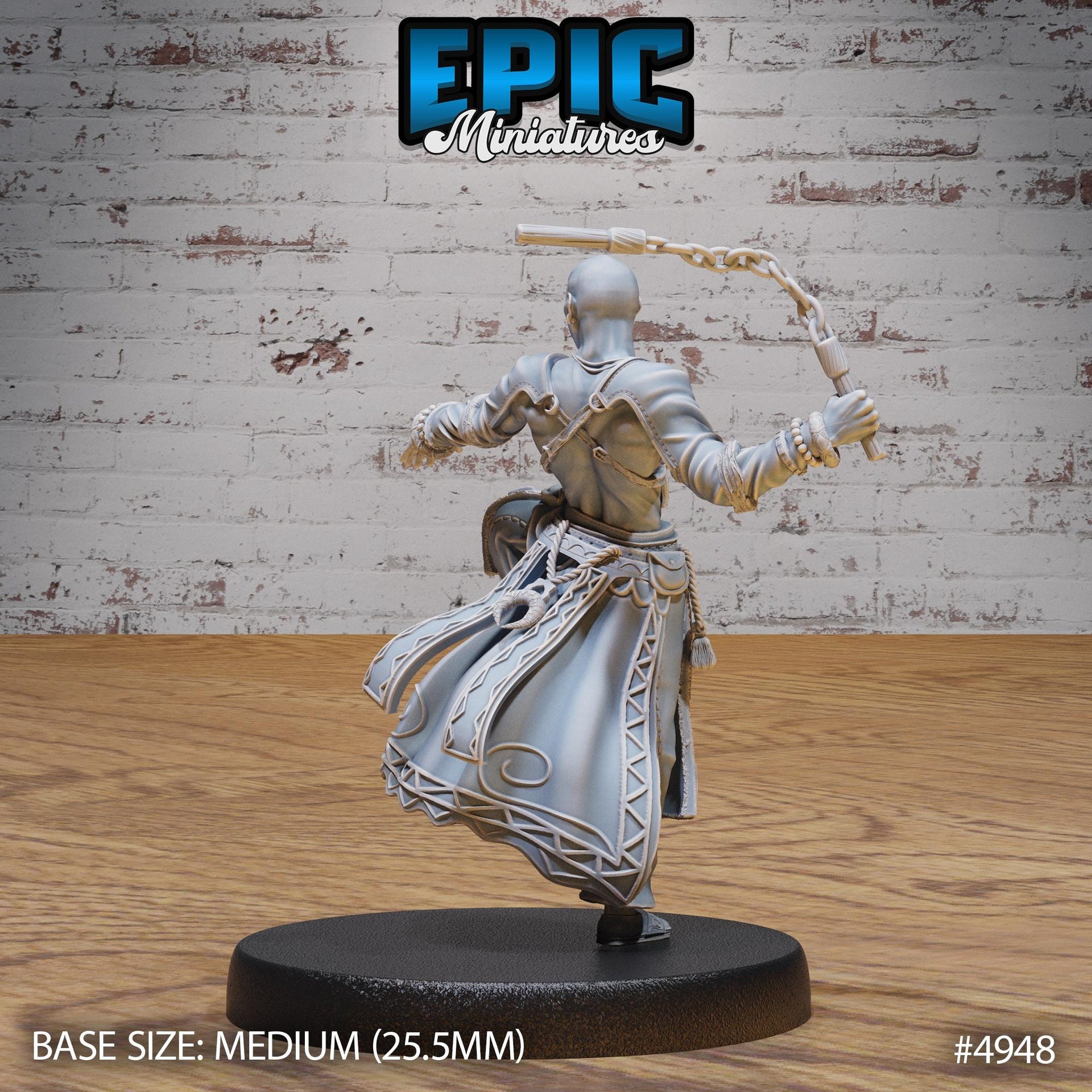 Monk Adventurer Male - Epic Miniatures | 28mm and 32mm | Wargaming | DnD | Tabletop Roleplaying