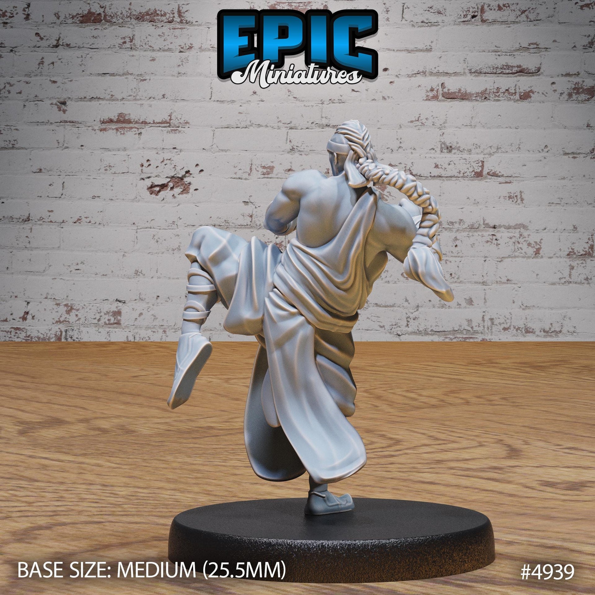Martial Arts Monk - Epic Miniatures | 28mm and 32mm | Wargaming | DnD | Tabletop Roleplaying