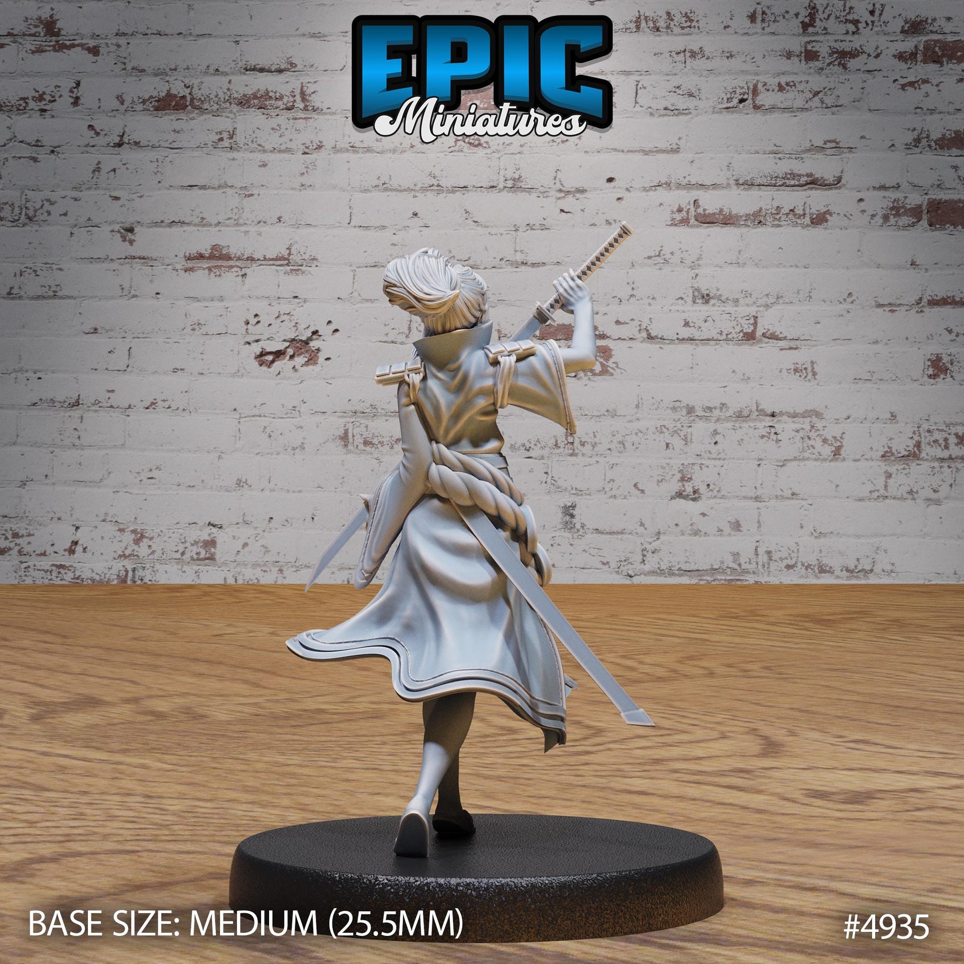 Samurai Woman - Epic Miniatures | 28mm and 32mm | Wargaming | DnD | Tabletop Roleplaying