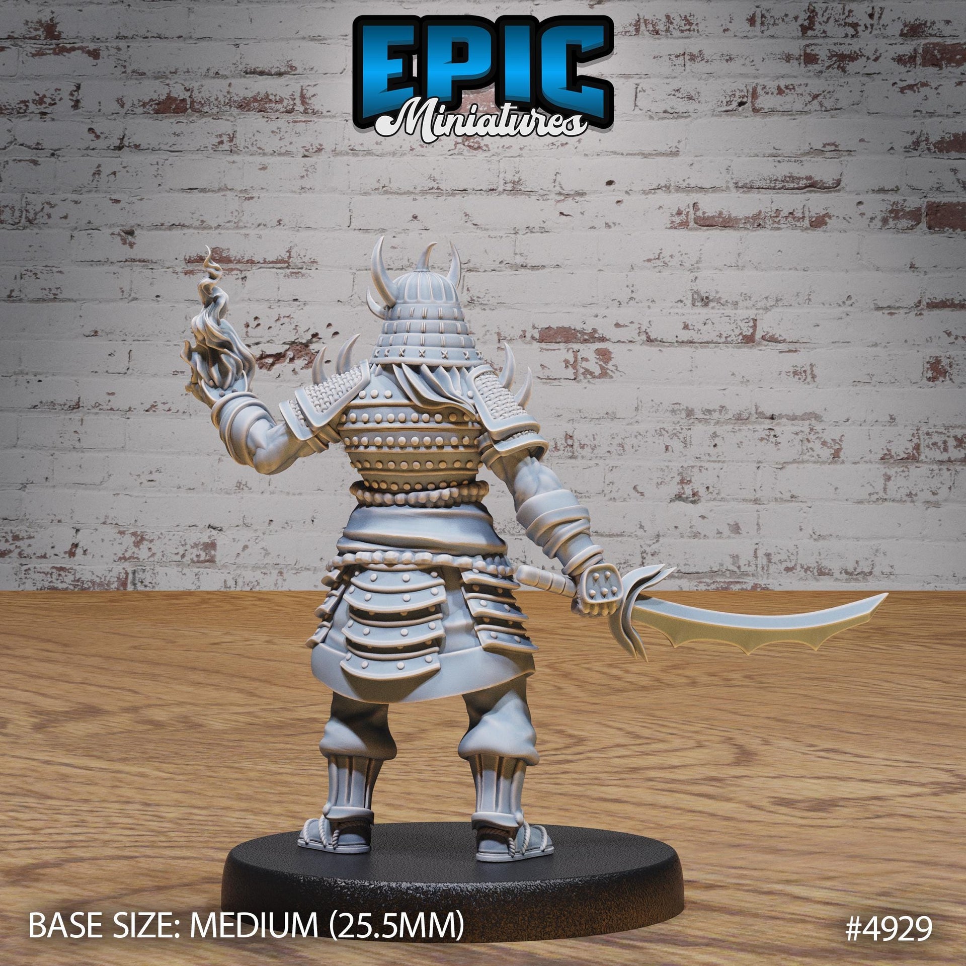 Oni Samurai - Epic Miniatures | 28mm and 32mm | Wargaming | DnD | Tabletop Roleplaying