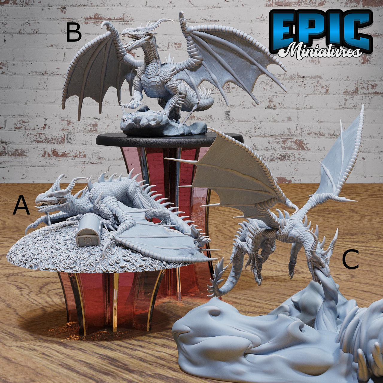 Classic Dragon - Epic Miniatures | 28mm and 32mm | Wargaming | DnD | Tabletop Roleplaying
