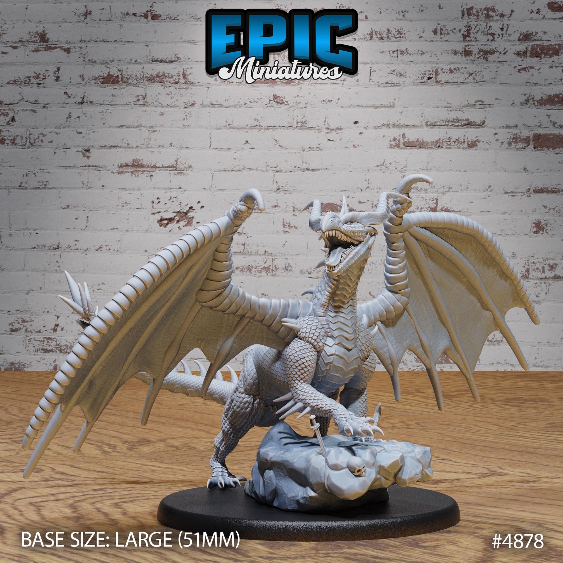 Classic Dragon - Epic Miniatures | 28mm and 32mm | Wargaming | DnD | Tabletop Roleplaying