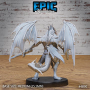 Draconic Demon Bronze - Epic Miniatures | 28mm and 32mm | Wargaming | DnD | Tabletop Roleplaying