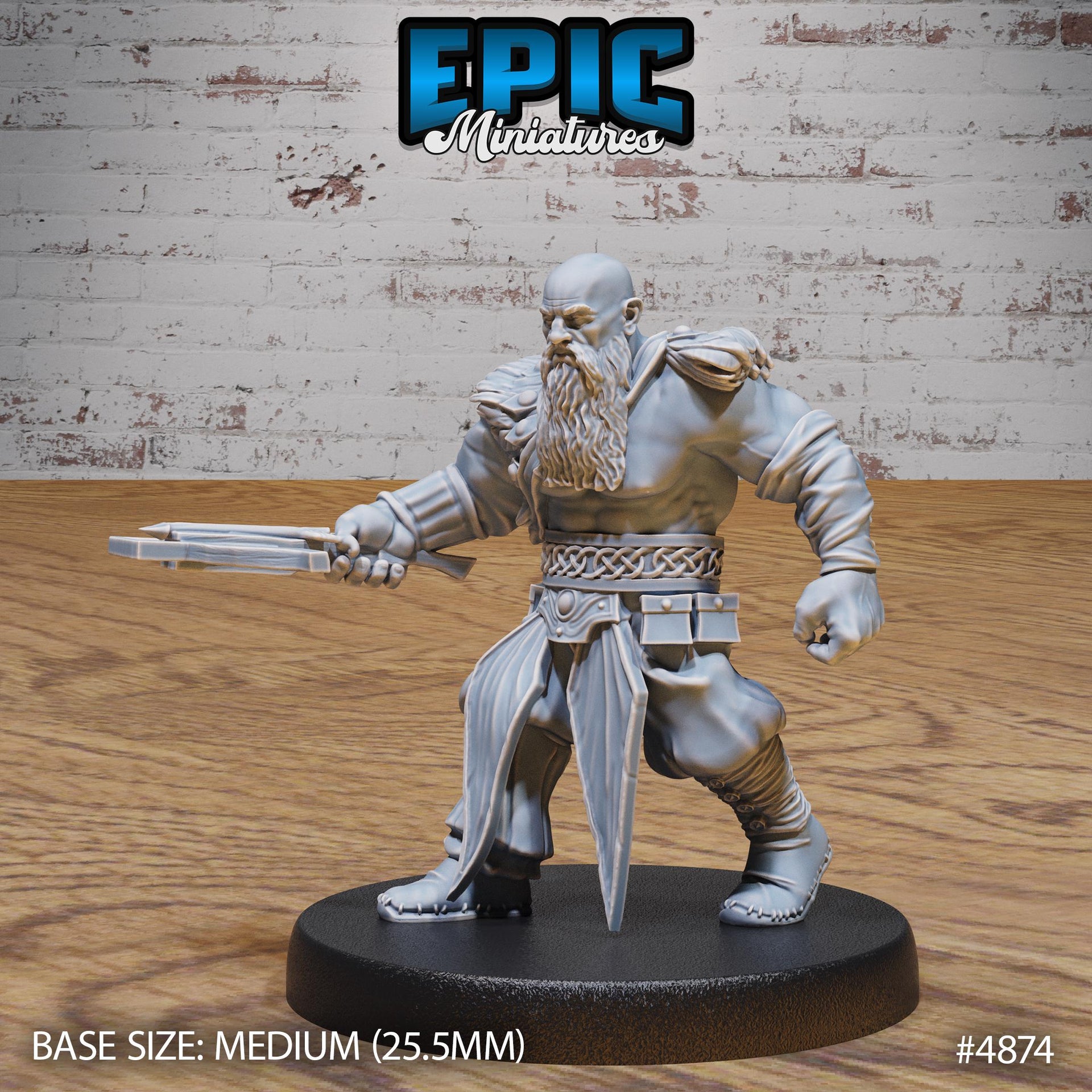 Dwarf Raider - Epic Miniatures | 28mm and 32mm | Wargaming | DnD | Tabletop Roleplaying
