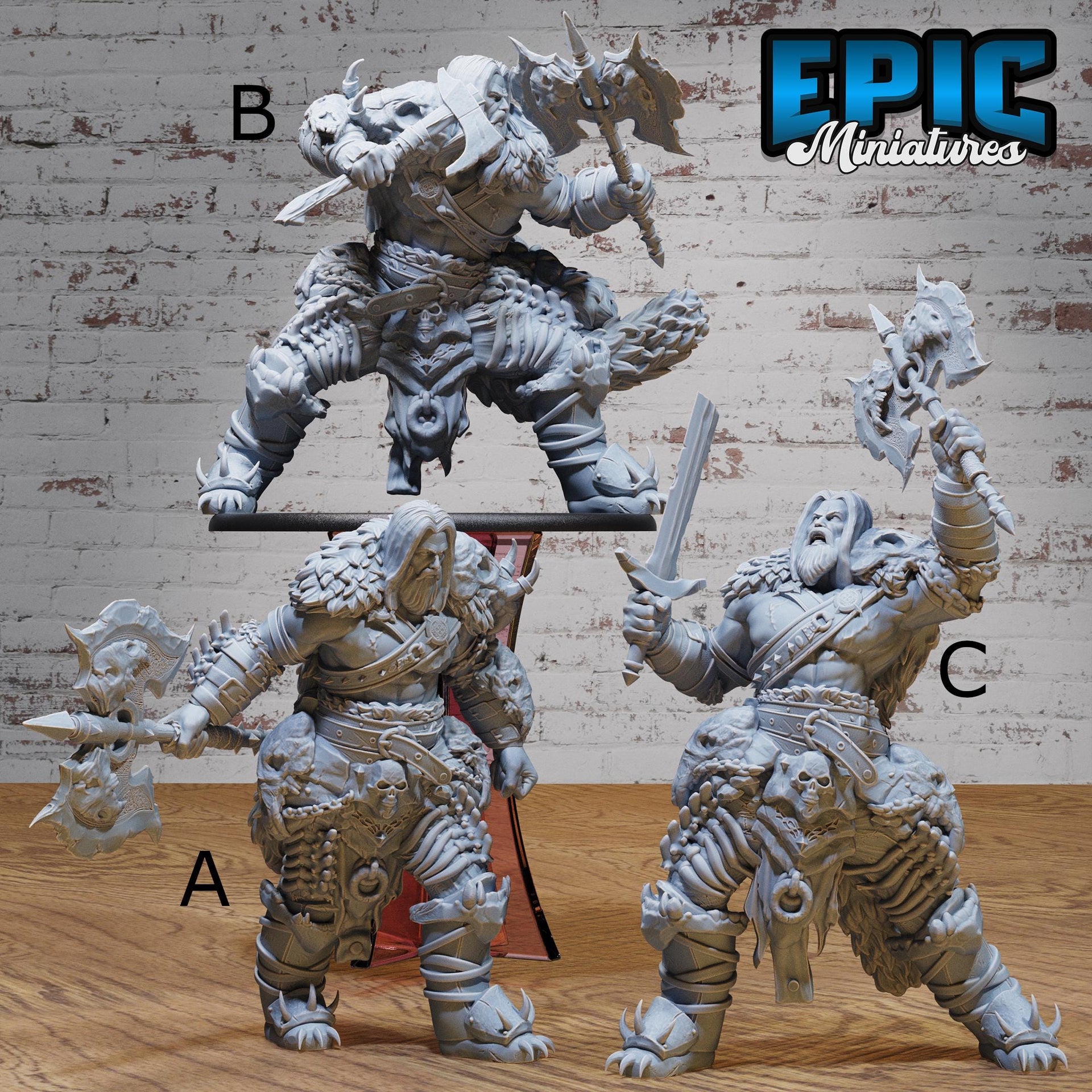 Giant Dragon Hunter - Epic Miniatures | 28mm and 32mm | Wargaming | DnD | Tabletop Roleplaying
