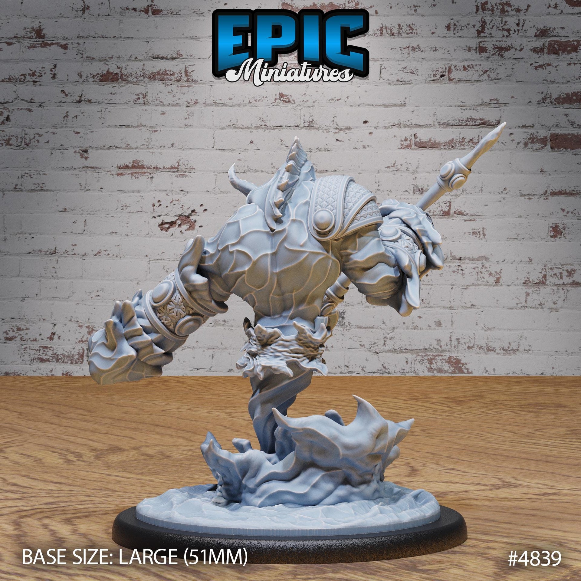 Water Elemental Guard - Epic Miniatures | 28mm and 32mm | Wargaming | DnD | Tabletop Roleplaying