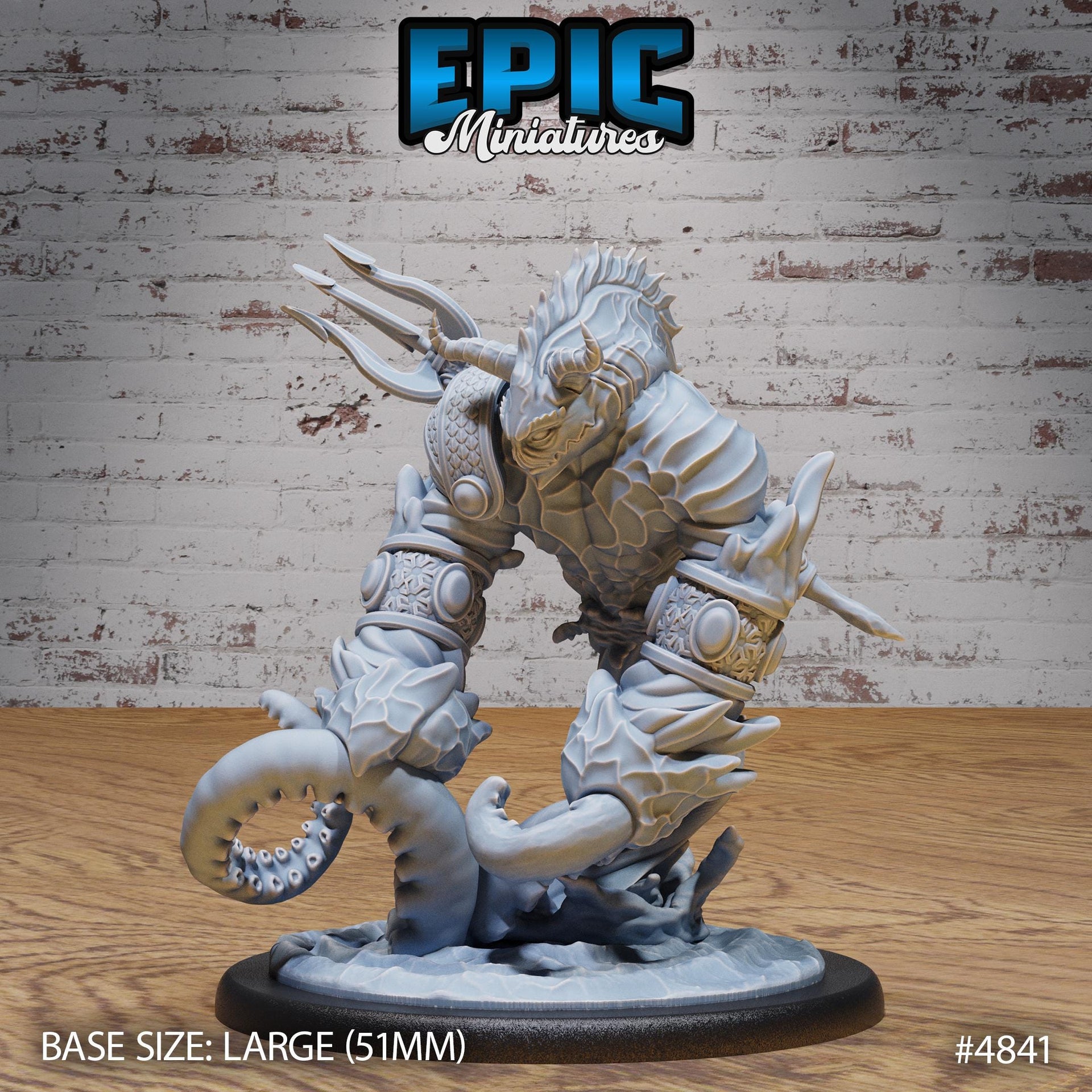 Water Elemental Guard - Epic Miniatures | 28mm and 32mm | Wargaming | DnD | Tabletop Roleplaying
