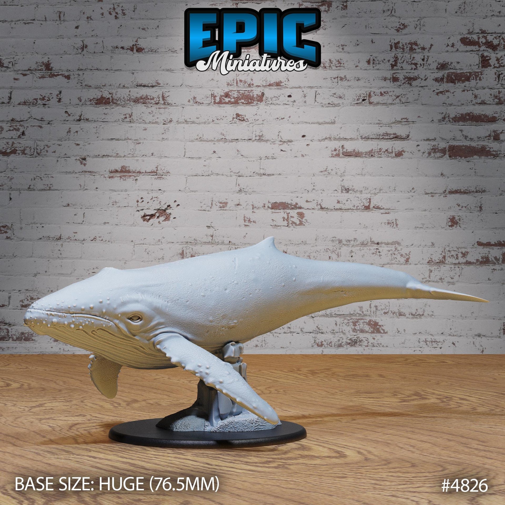 Humpback Whale - Epic Miniatures | 28mm and 32mm | Wargaming | DnD | Tabletop Roleplaying