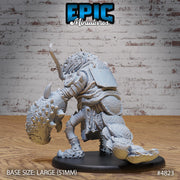 Lobster Folk Warrior - Epic Miniatures | 28mm and 32mm | Wargaming | DnD | Tabletop Roleplaying