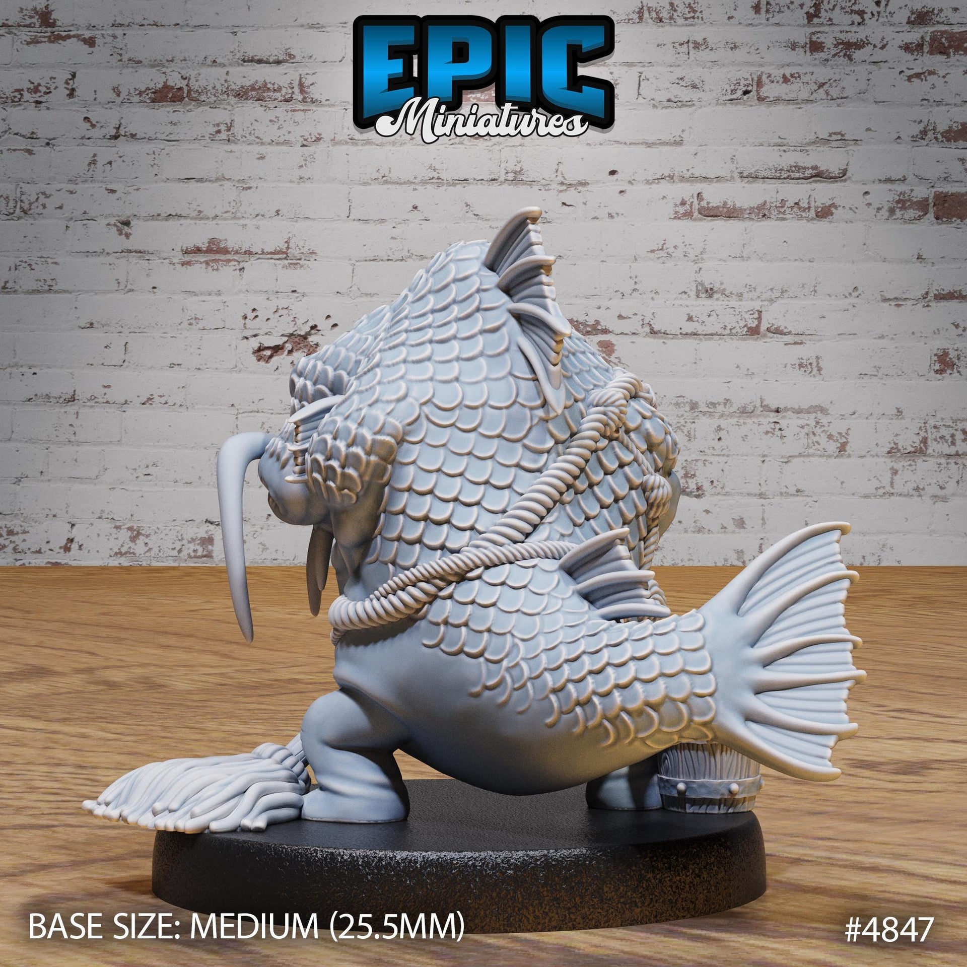 Catfish Folk - Epic Miniatures | 28mm and 32mm | Wargaming | DnD | Tabletop Roleplaying