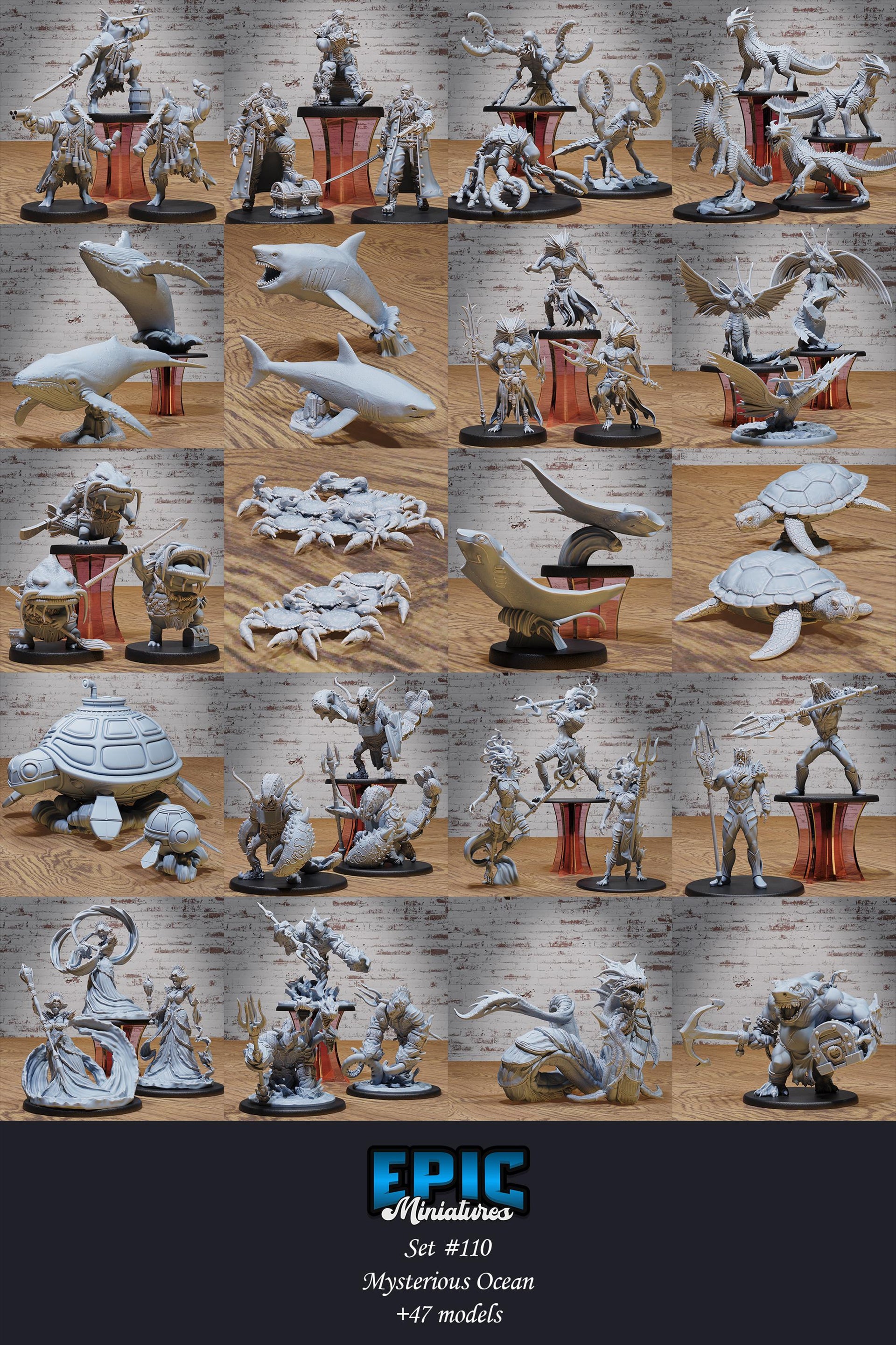 Catfish Folk - Epic Miniatures | 28mm and 32mm | Wargaming | DnD | Tabletop Roleplaying