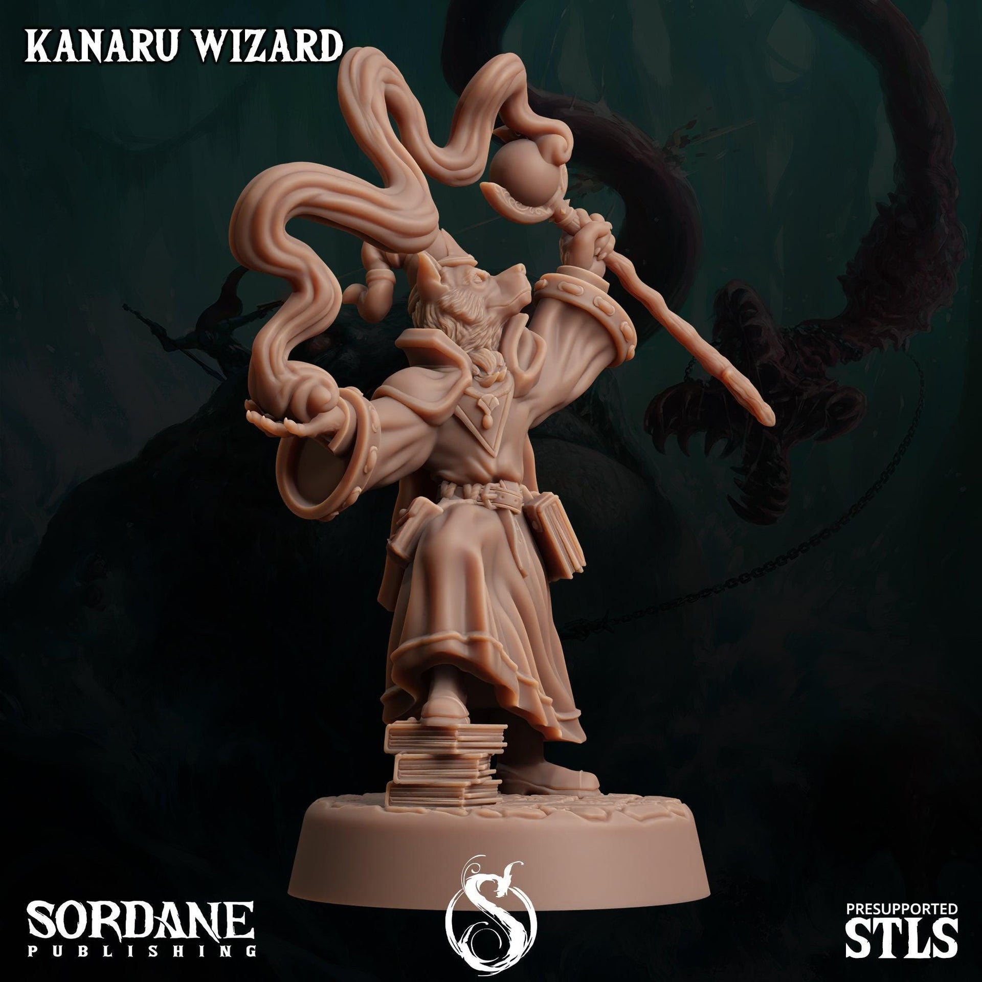 Kanaru Wizard - Sordane Publishing | 28mm and 32mm | Wargaming | DnD | Tabletop Roleplaying