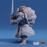 Kestudo Fighter, Turtlefolk knight - Sordane Publishing | 28mm and 32mm | Wargaming | DnD | Tabletop Roleplaying