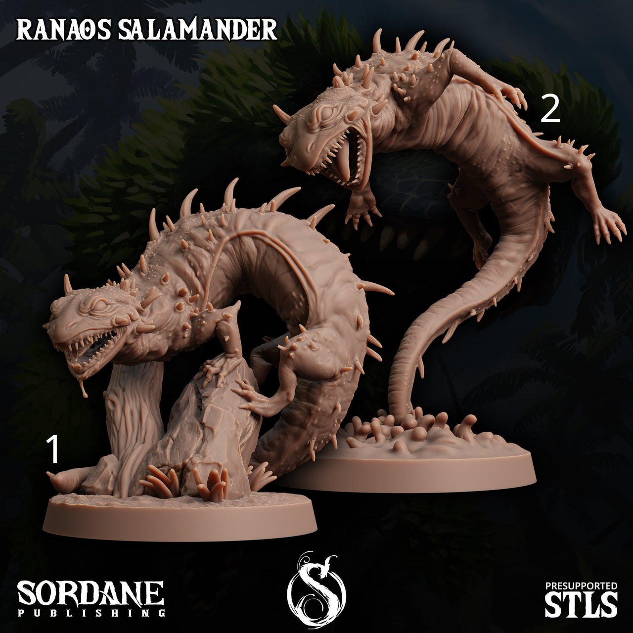 Ranaos Salamander - Sordane Publishing | 28mm and 32mm | Wargaming | DnD | Tabletop Roleplaying