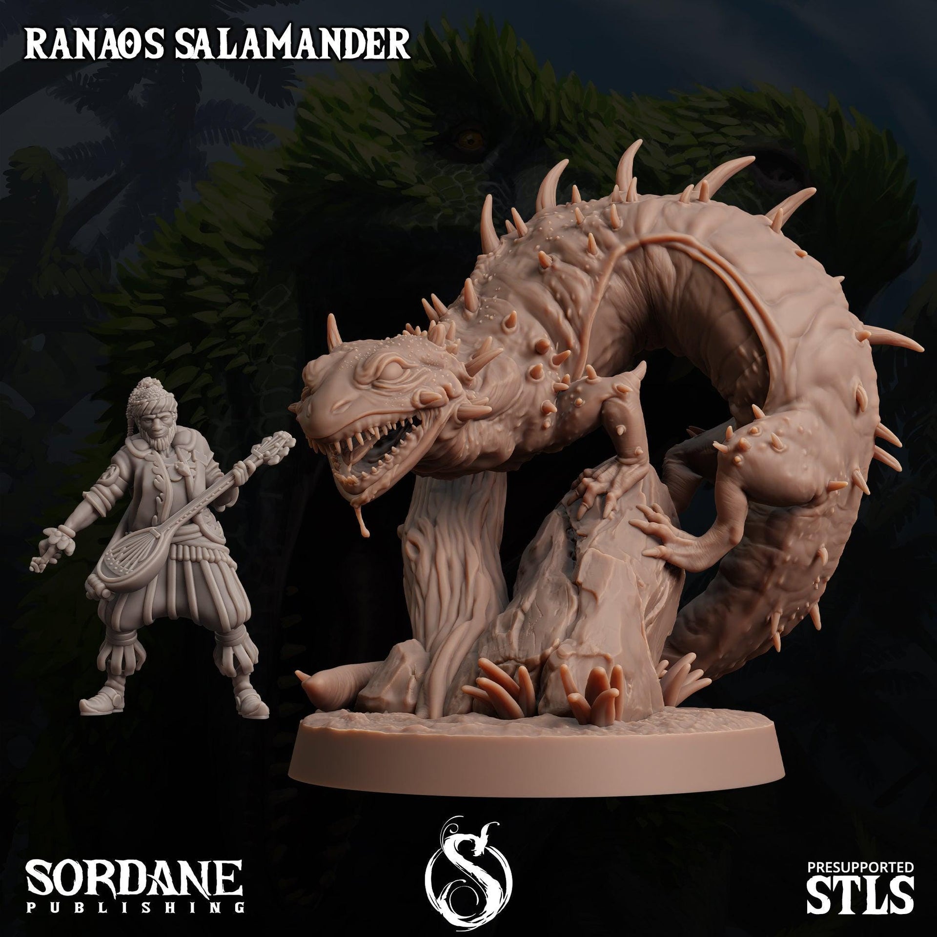 Ranaos Salamander - Sordane Publishing | 28mm and 32mm | Wargaming | DnD | Tabletop Roleplaying