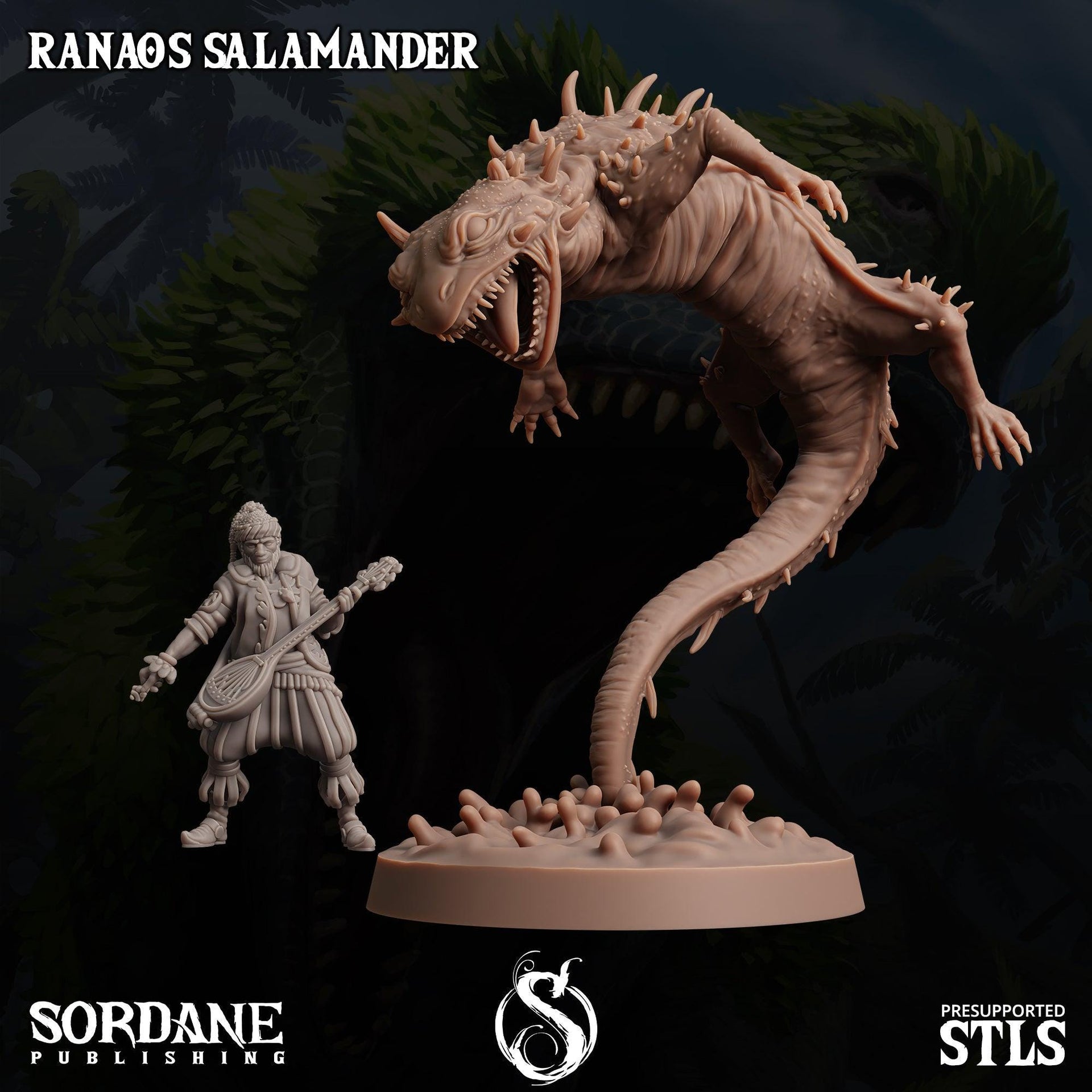 Ranaos Salamander - Sordane Publishing | 28mm and 32mm | Wargaming | DnD | Tabletop Roleplaying