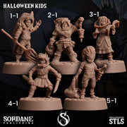 Haloween Kids | Sordane Publishing | 28mm and 32mm | Wargaming | DnD | Tabletop Roleplaying