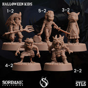 Haloween Kids | Sordane Publishing | 28mm and 32mm | Wargaming | DnD | Tabletop Roleplaying