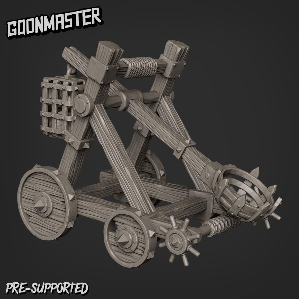 Orc Catapult - Goonmaster | 28mm and 32mm | Wargaming | DnD | Tabletop Roleplaying