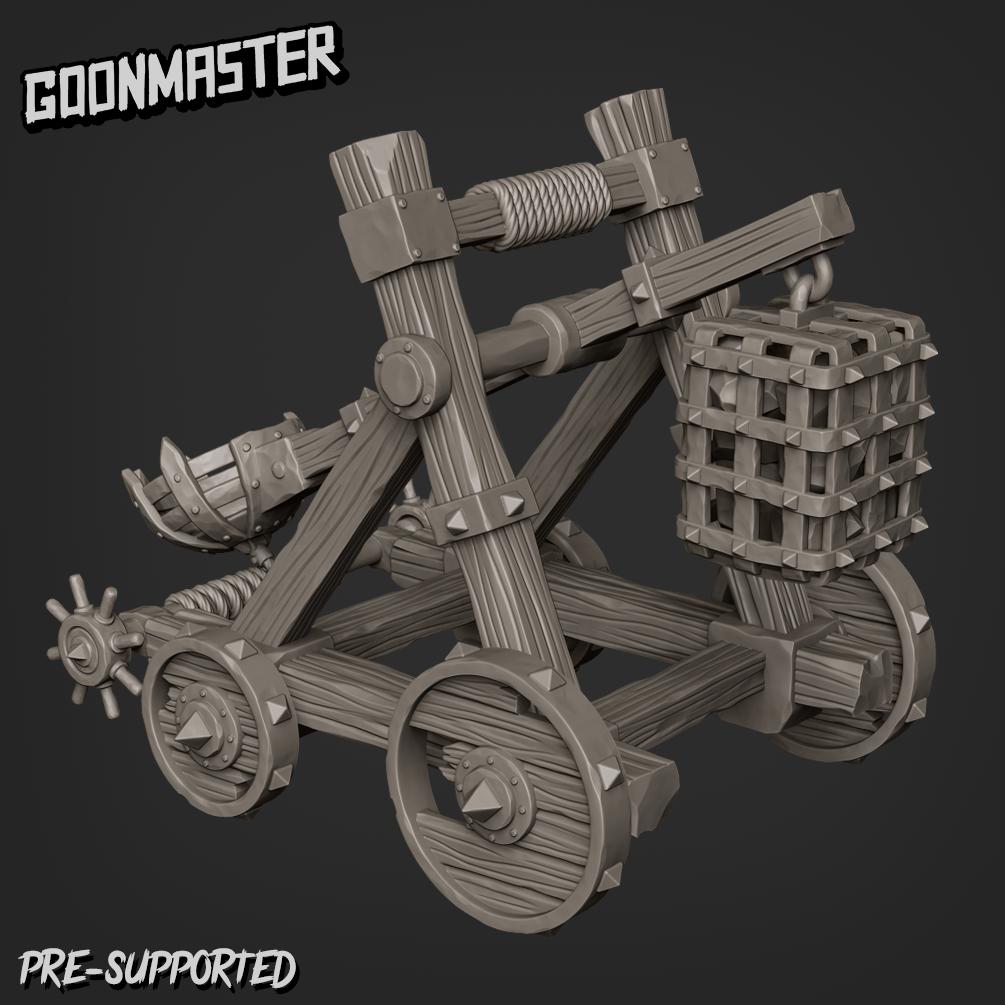 Orc Catapult - Goonmaster | 28mm and 32mm | Wargaming | DnD | Tabletop Roleplaying
