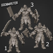 Orc Shield Infantry - Goonmaster | 28mm and 32mm | Wargaming | DnD | Tabletop Roleplaying