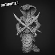 Snake Warrior - Goonmaster | 28mm and 32mm | Wargaming | DnD | Tabletop Roleplaying