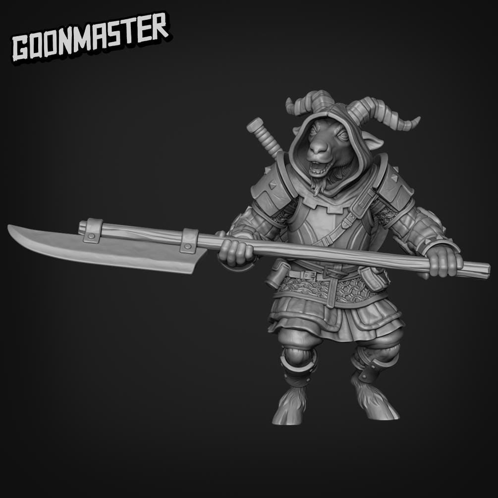 Black Goat Lochabre Axe Mercenary - Goonmaster | 28mm and 32mm | Wargaming | DnD | Tabletop Roleplaying