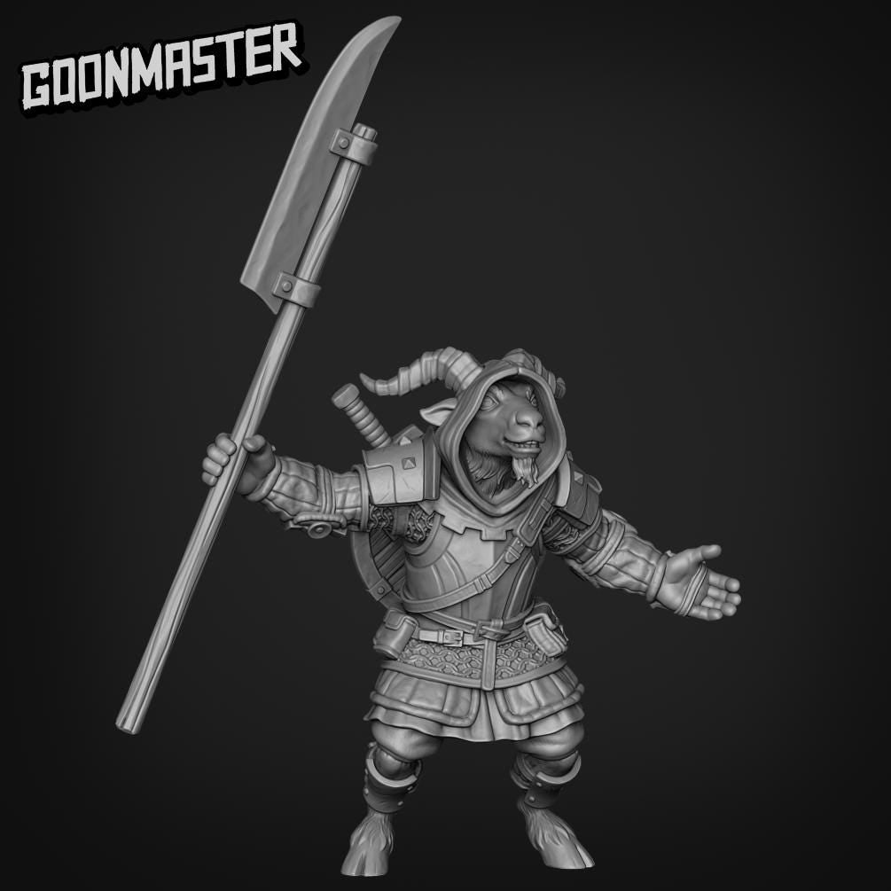 Black Goat Lochabre Axe Mercenary - Goonmaster | 28mm and 32mm | Wargaming | DnD | Tabletop Roleplaying