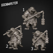 Platypus 2 Hand Flail Mercenary - Goonmaster | 28mm and 32mm | Wargaming | DnD | Tabletop Roleplaying