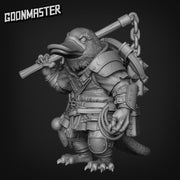 Platypus 2 Hand Flail Mercenary - Goonmaster | 28mm and 32mm | Wargaming | DnD | Tabletop Roleplaying