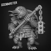 Platypus 2 Hand Flail Mercenary - Goonmaster | 28mm and 32mm | Wargaming | DnD | Tabletop Roleplaying