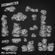 Moon Rocks - Goonmaster Basing Bits | 28mm and 32mm | Wargaming | DnD | Tabletop Roleplaying