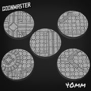 Gothic Tile Bases - Goonmaster | 28mm and 32mm | Wargaming | DnD | Tabletop Roleplaying