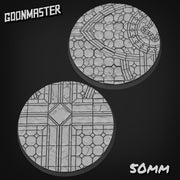 Gothic Tile Bases - Goonmaster | 28mm and 32mm | Wargaming | DnD | Tabletop Roleplaying