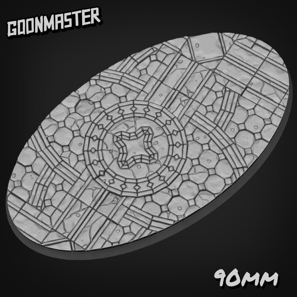Gothic Tile Bases - Goonmaster | 28mm and 32mm | Wargaming | DnD | Tabletop Roleplaying