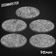 Dried Mud and Bone Bases - Goonmaster | 28mm and 32mm | Wargaming | DnD | Tabletop Roleplaying