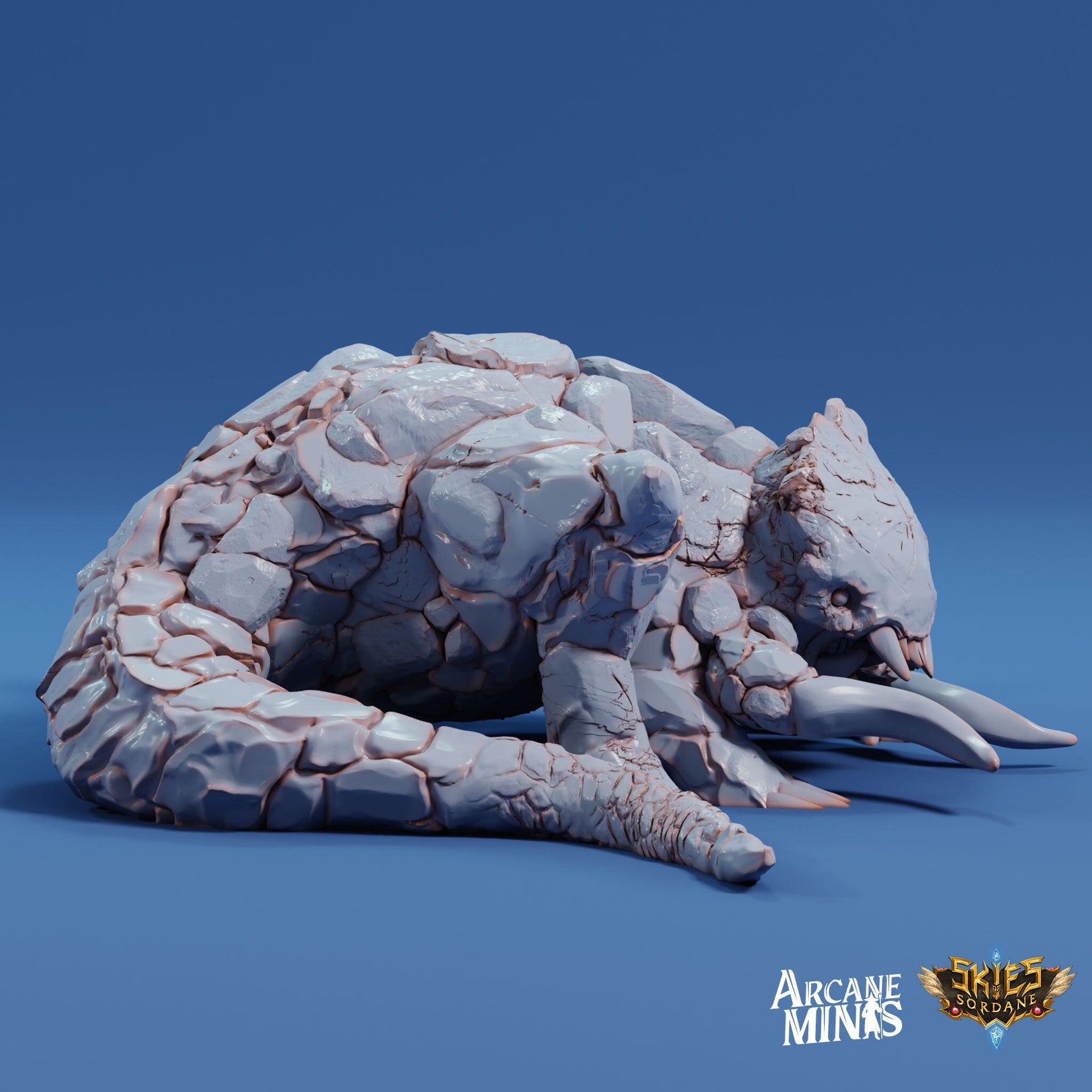 Ore eater, Rock Bug - Arcane Minis | 32mm | The Awakening | Alien | Demon