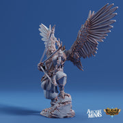 Avensari Pirate Ranger, Birdfolk Rogue - Arcane Minis | 32mm | Gunslinger | archer | Gunman