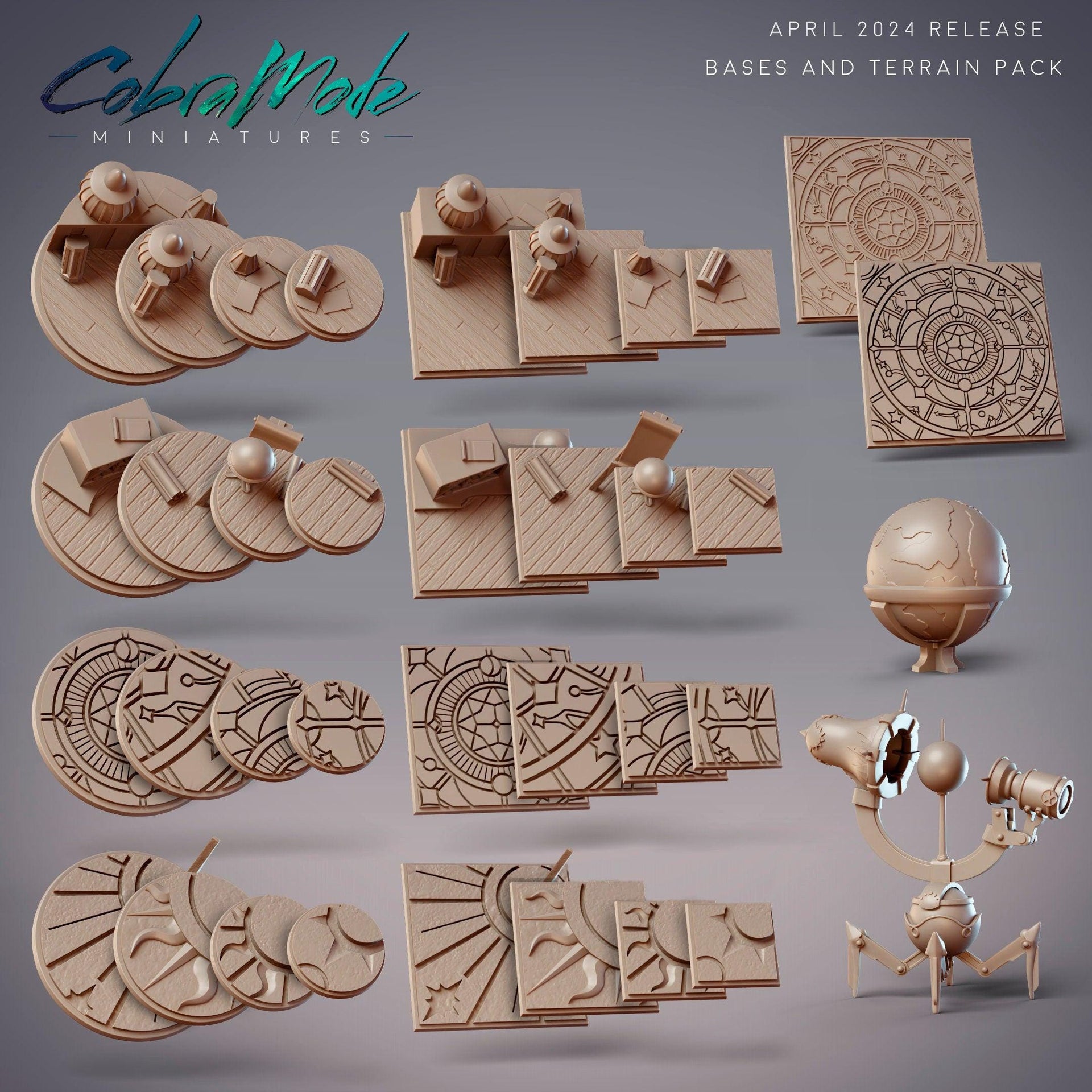 Tara&#39;iq Arch Geometer Sarab, Astral Sorcerer - CobraMode | Miniature | Wargaming | Roleplaying Games | 32mm