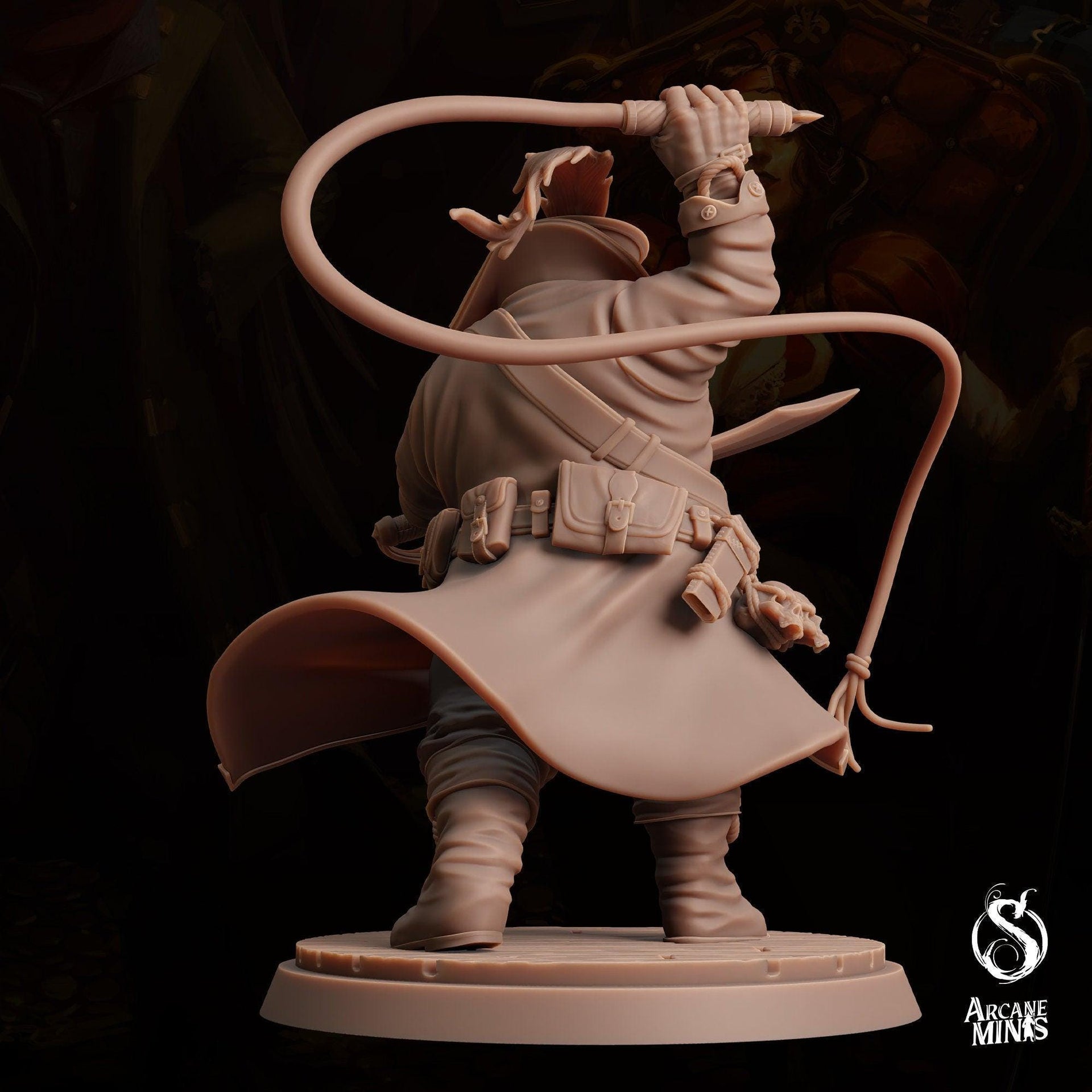 Ogre Fighter - Arcane Minis | 32mm | The Queens Deceit | Pirate | Captain | Swashbuckler
