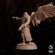 Avensari Eagalan Brawler, Birdfolk Rogue - Arcane Minis | 32mm The Queens Deceipt | Gunslinger | Pirate | Gunman