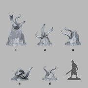 Alien Mars Stones - Fantastic Plants and Rocks | Print Your Monsters | DnD | Wargaming