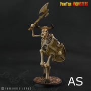 Minotaur Skeletons - Print Your Monsters | 32mm | Ancient Bones | Undead