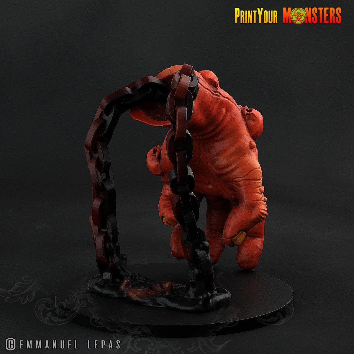 Oculomains-Chained Guardians, Giant Demon Hands - Print Your Monsters | 32mm | The Abyssal Hand Horrors