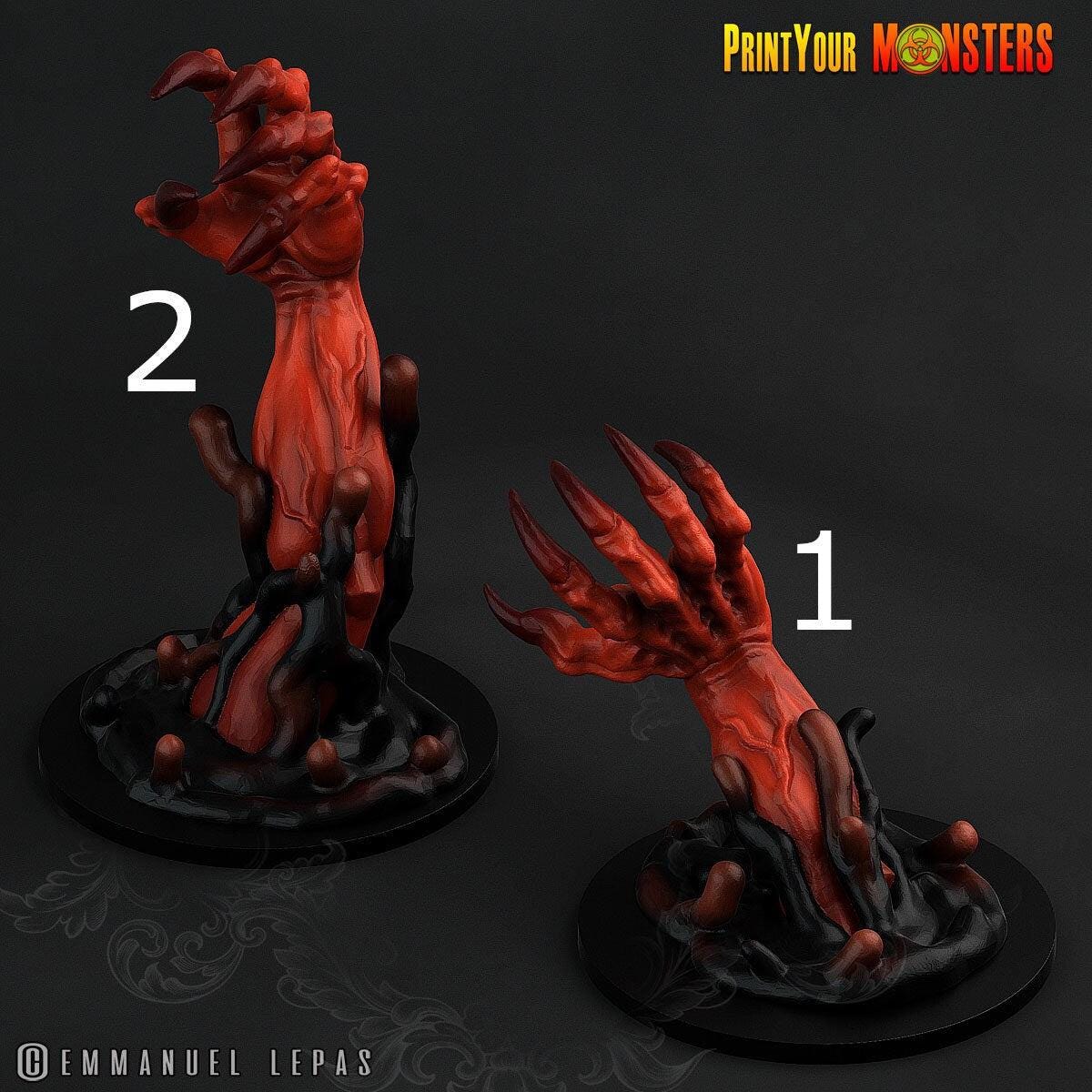 Demon Claws - Print Your Monsters | 32mm | The Abyssal Hand Horrors