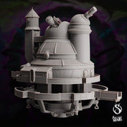 Polaris Class Science Vessel - Arcane Minis | 32mm | Airship | Research Station | Playable Interior | Laboratory