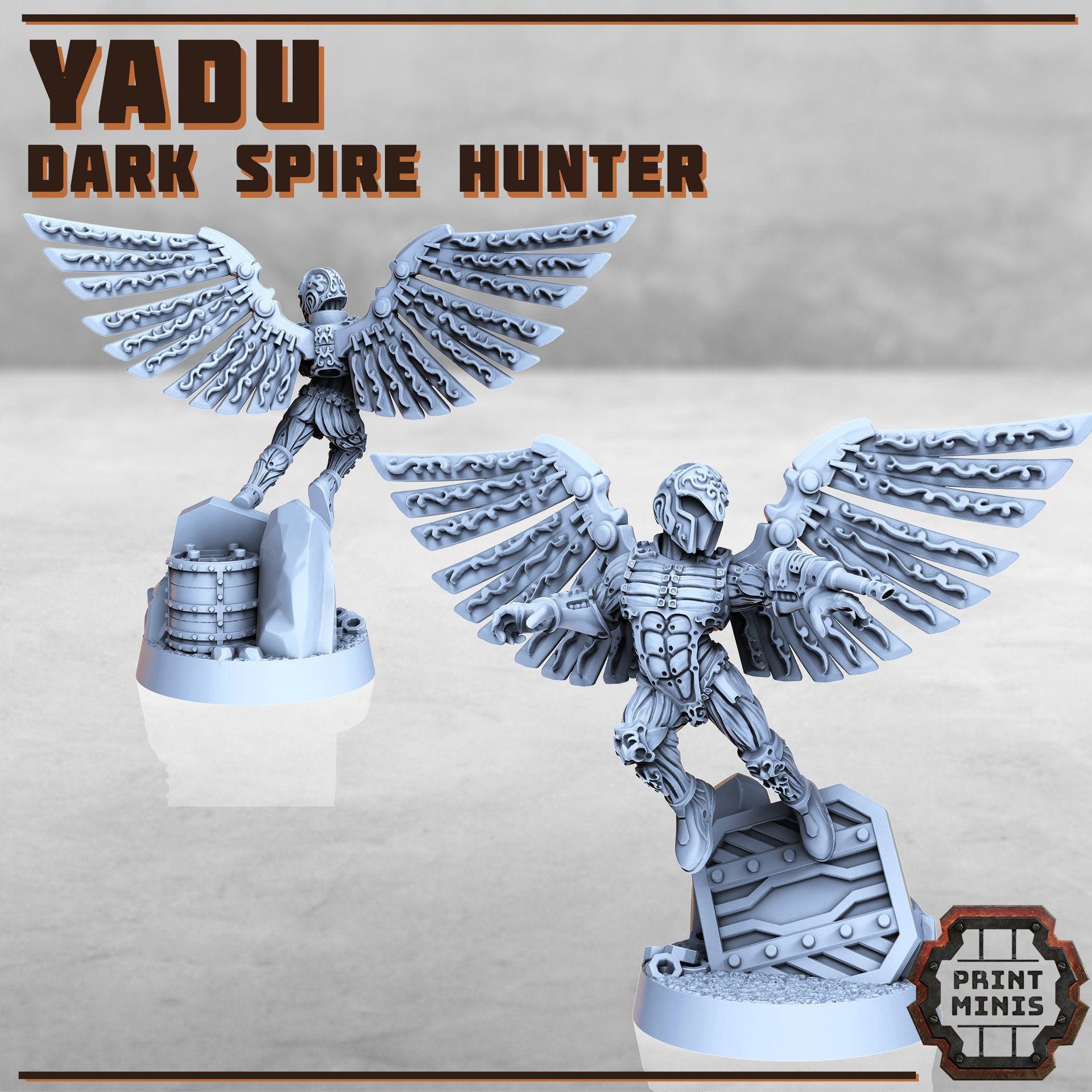 Dark Spire Hunters, Psychic Assassings - Print Minis | Sci Fi | Light Infantry | Imperial | 28mm Heroic | Mutant | Genetically engineered